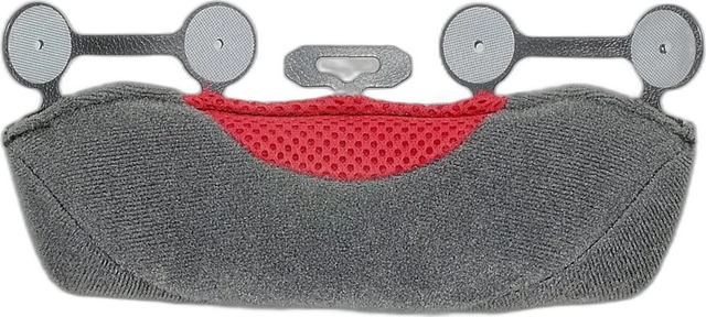 Shoei X-Fifteen TYPE-P Neck Pad, grey red