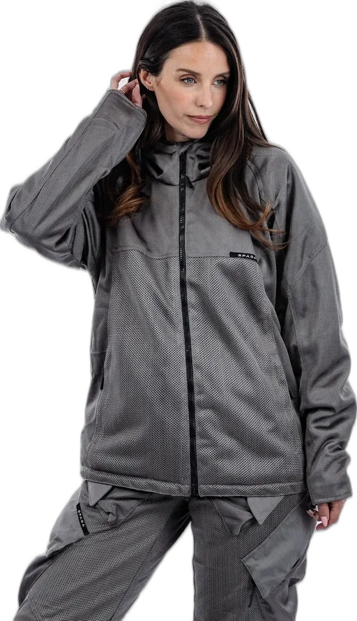 Hooded Air Ultimate Grey Ventilated Motorcycle Jacket