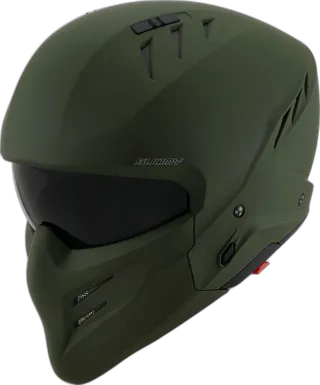 Suomy Armor Plain Matt Green Jet Helmet