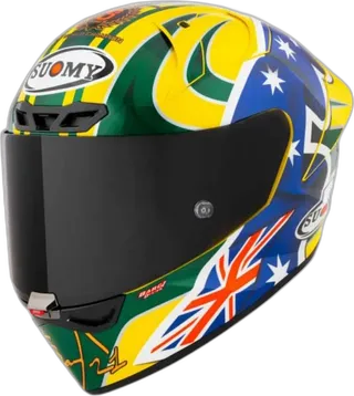Suomy S1-xr GP Replica Troy Bayliss 2005 Fim Full Face Helmet