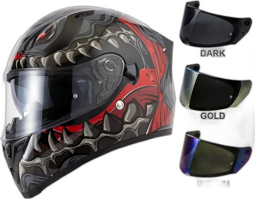 Vcan H128 - Titan Grey - Free Additional Visor
