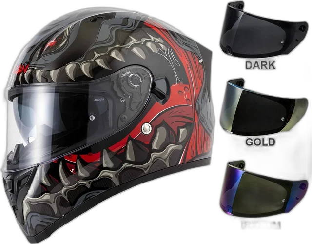 Vcan H128 - Titan Grey - Free Additional Visor