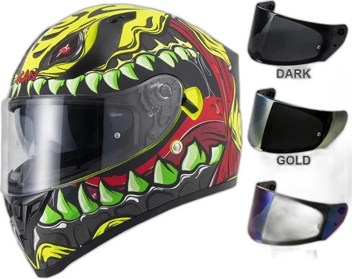 Vcan H128 - Titan Wild - Free Additional Visor