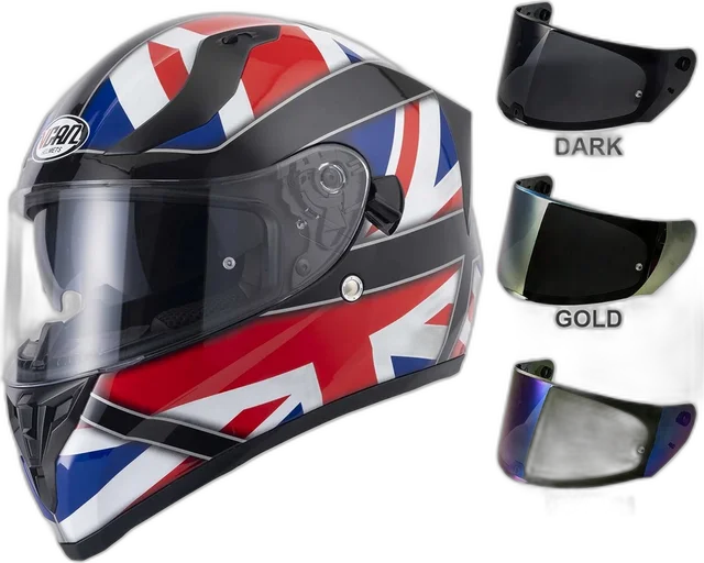 Vcan H128 - Union Jack - Free Additional Visor