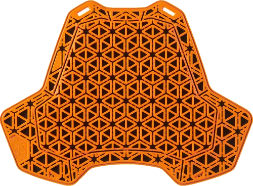 Icon D3O Ghost L1 Chest Guard, Orange
