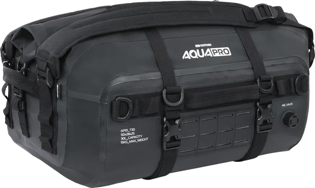 Oxford Aqua Pro T-30 Roll Bag Black, Black