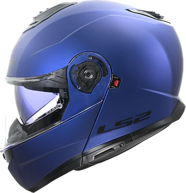 LS2 FF908 Strobe II Matt Navy Blue 06 Modular Helmet