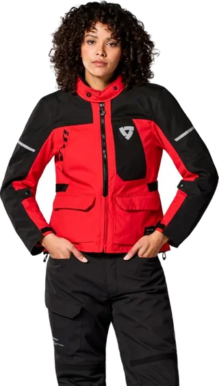 REV'IT! Jacket Convergent H2O Ladies | Red-Black