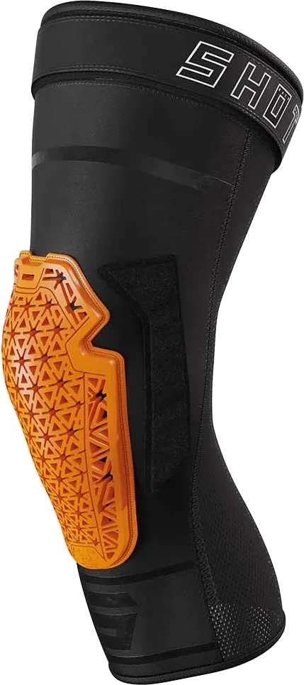 Shot race gear Race D30 Knee Guards, Black