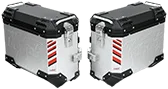 Loboo Pike Tracker Side Cases 37/37l Silver