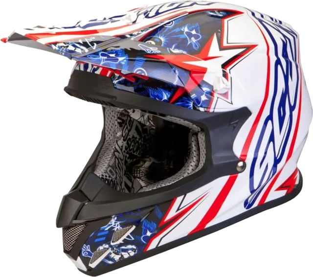 Scorpion VX 20 Winwin White/Blue/Red Gloss