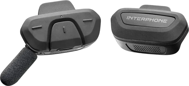 Interphone cellularline Aerial Twin Pack Intercom, Black