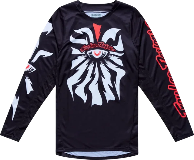 Troy Lee Designs GP Pro LS Jersey Cyclops Black / Neo Red, black neo red