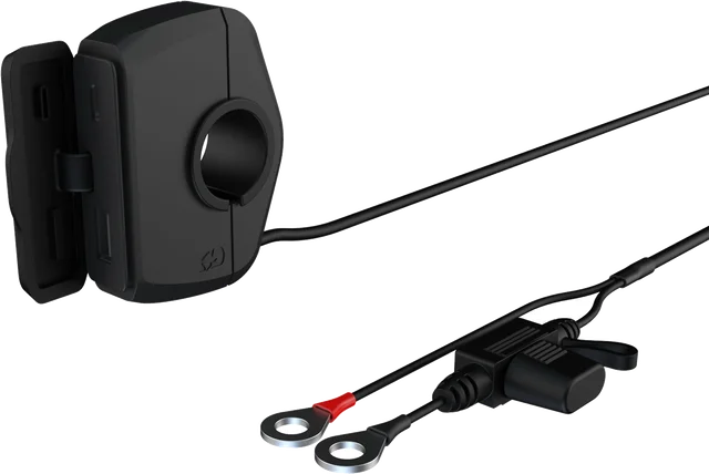 Oxford Slimline USB Type-A and Type C 3.0 AMP Charging kit, Black