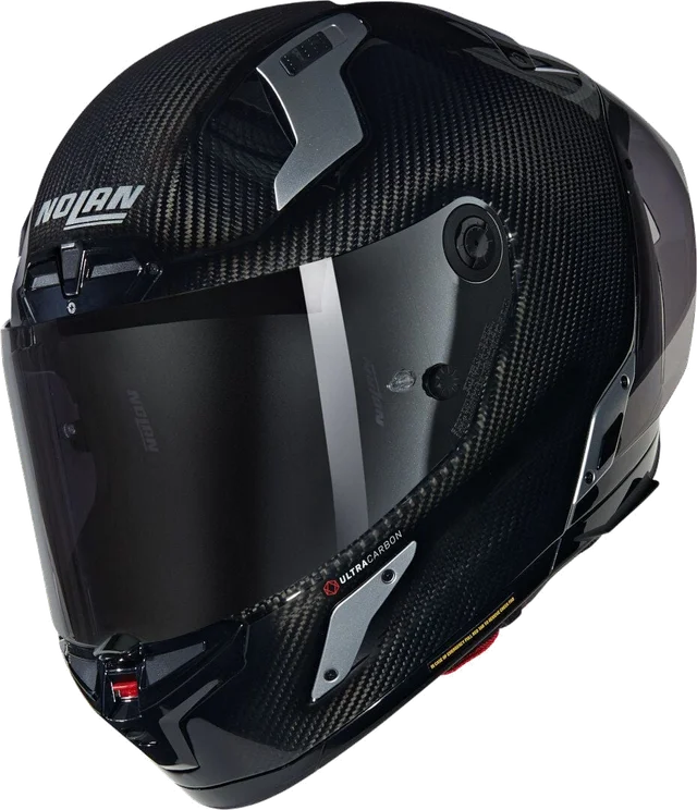 Nolan X-804 RS Silver 332 Carbon Silver Glossy Full Face Helmet, Silver Carbon Silver Glossy