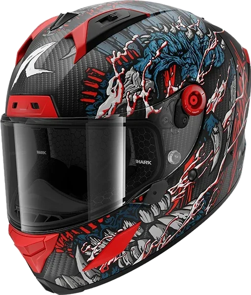 Shark Aeron Shaytan 2 Matt Carbon / Red / Anthracite
