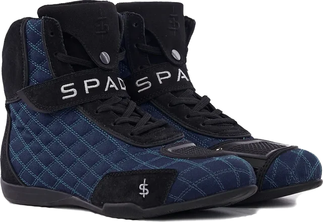 Spada Circuit CE Race Boots Navy Blue