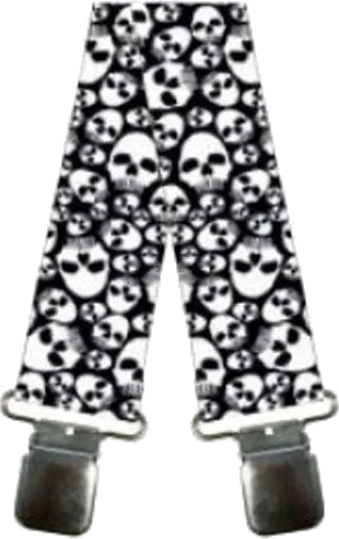 Oxford Riggers Braces - Skulls