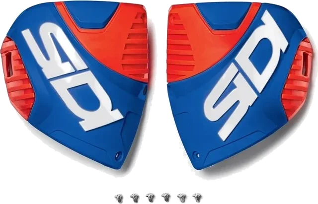 Sidi Crossfire 3 Shin Plate Blue / Fluo Red