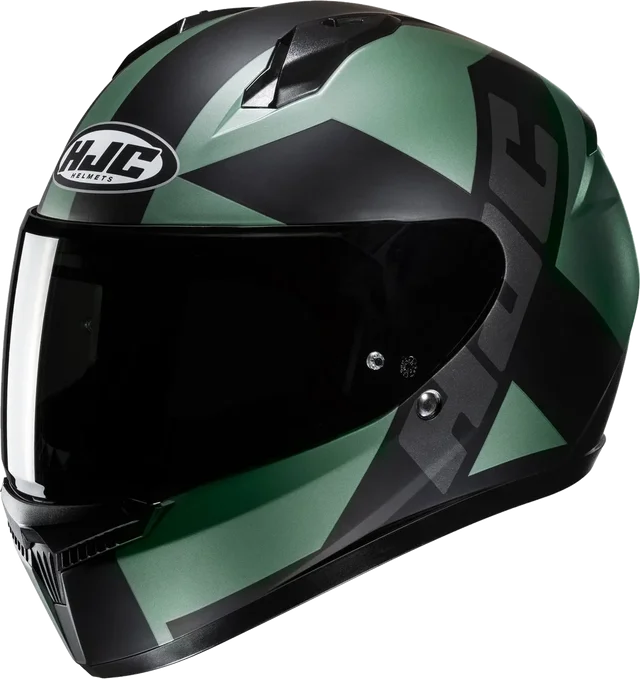 HJC C10 Helmet Tez Khaki Green, Green