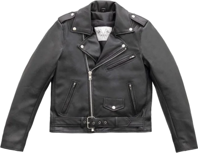 First Manufacturing Womens Cassandra Motorcycle Vegan Leather Jacket, Black