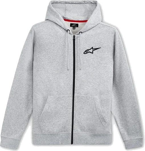 Alpinestars Ageless Chest Hoodie - Grey Heather/Black, Grey