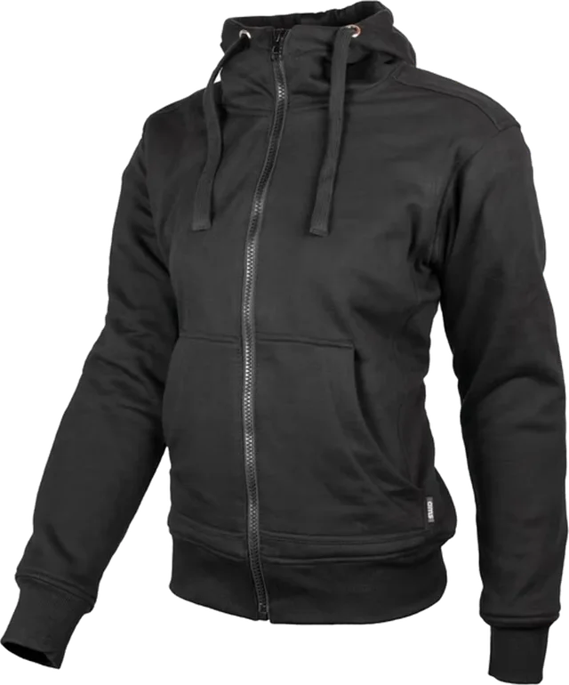 GMS Panda Lady Motorcycle Hoodie, black