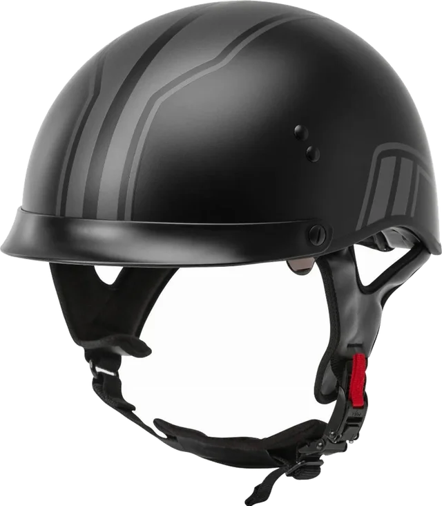 GMAX HH-65 Twin Full Dressed Helmet, matte black silver
