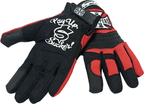 West Coast Choppers Riding Gloves Black / Red