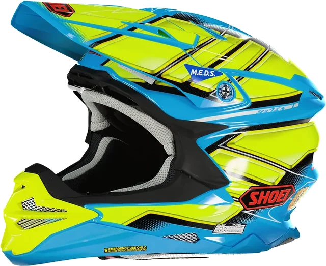 Shoei Vfx-wr Glaive Off-road Helmet, Pink / Blue