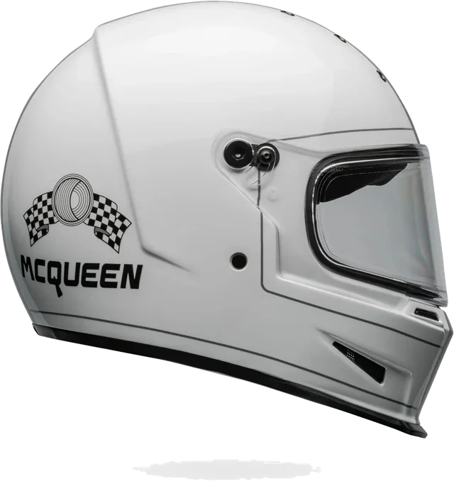 Bell Helmets Bell Eliminator Steeve Mcqueen Helmet CLOSEOUT, white