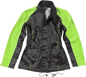 Joe Rocket Womens Black RS-2 2-Piece Rainsuit