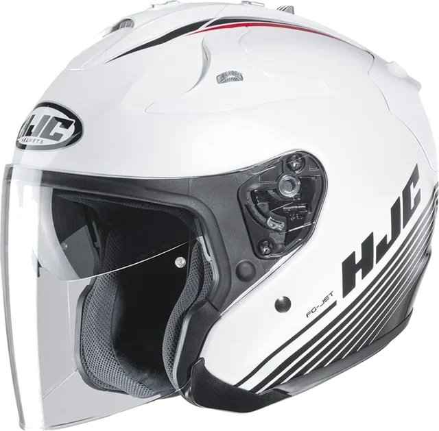 HJC FG-Jet Helmet Paton MC10 Black/White/Red Gloss