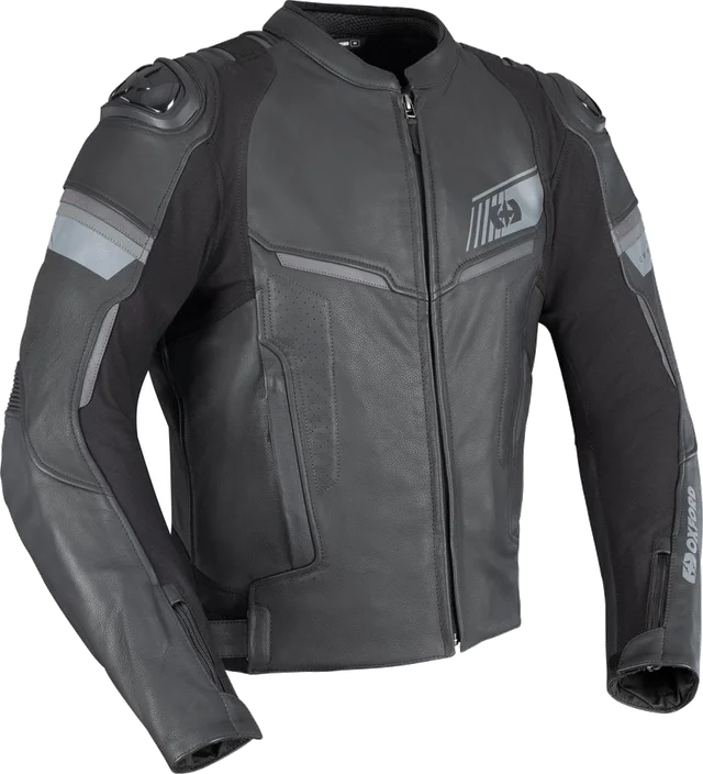 Oxford Products Oxford Cypher 1.0 Leather Jacket Stealth Black, Black