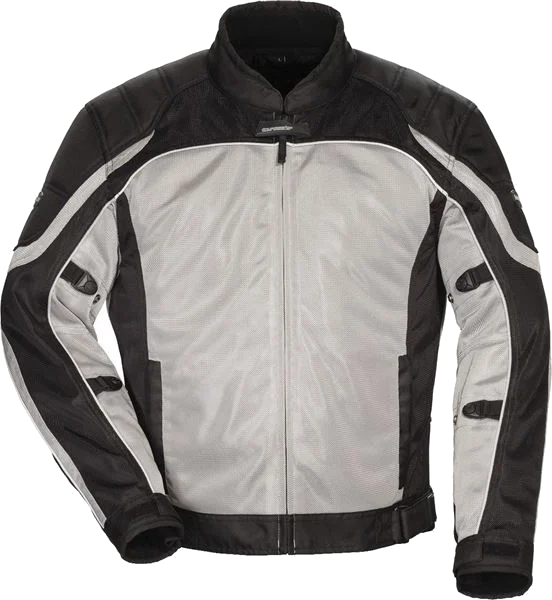 Tourmaster Tour Master Intake Air Series 4 Vented Textile Jacket, Silver/Black