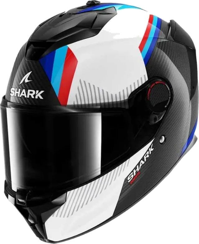 Shark Helmets SPARTAN GT PRO CARBON Dokhta Carbon White Blue, black/white/blue