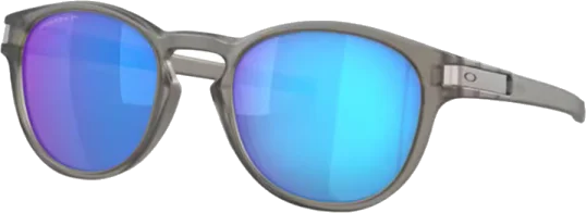 Oakley Latch Sunglasses - Matt Grey Ink - Sapphire Polarized