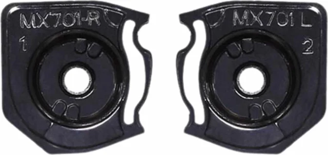 LS2 Explorer Shield Base Plate Helmet Accessories, black