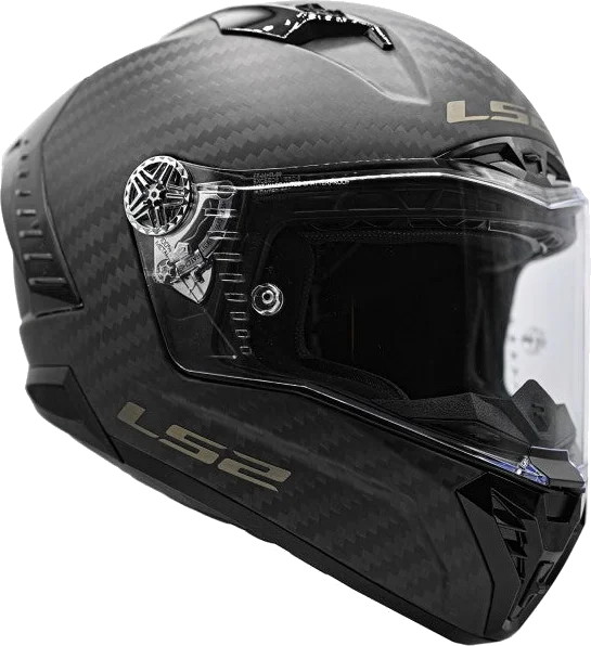LS2 Full Face Motorcycle Helmet Thunder Carbone, black carbon