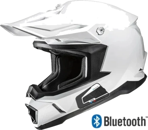 HJC C50 Off Road Bluetooth Helmet Pearl White