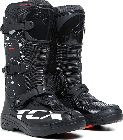 TCX Comp-Kid Boots Black White, Black White
