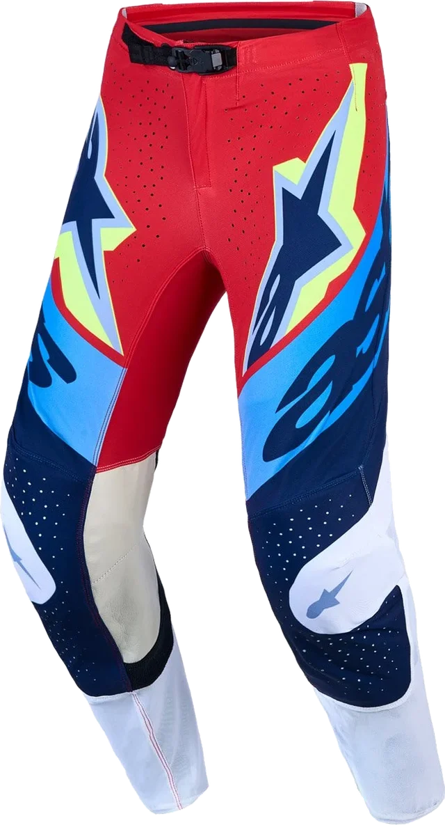 ALPINESTARS Supertech Dyna Fire Red / White / Navy Blue 2027, Fire Red / White / Navy Blue