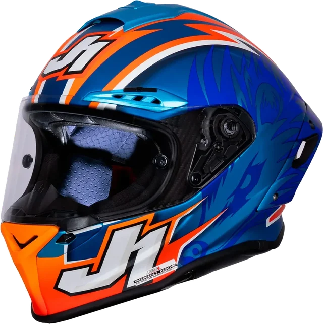 Just1 J-Gpr 22.06 Helmet Melandri Replica Blue/Red Carbon