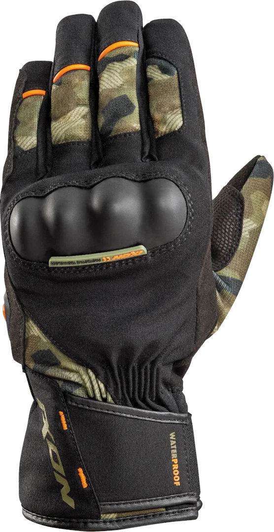 Ixon Pro Russel Camo Motorcycle Gloves, camouflage
