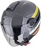 Scorpion Exo City 2 Bee Helmet Grey Yellow