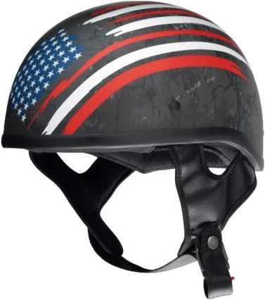 Z1R Apparel Z1R CC Beanie Justice Helmet, Black/Red/White/Blue
