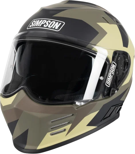 Simpson Venom Comanche (ECE-22.06)- Green/Brown, Comanche Green / Brown