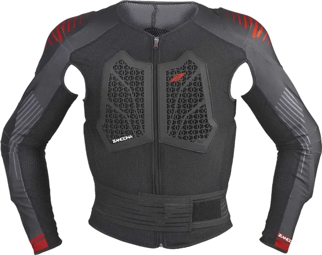 Zandonà Zandona Action X7 Long Sleeve Protective Jacket, Black / Red