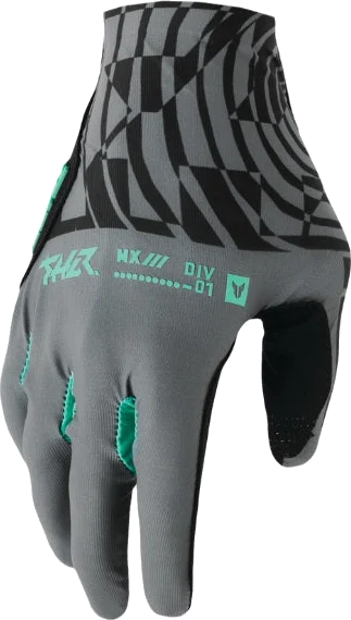 Thor Sportmode LE Mind Control Gloves, Charcoal/Black