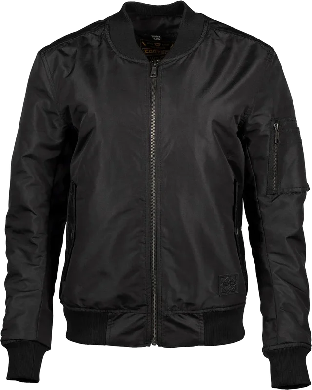 Cortech Wildcat Bomber Women's Street Jackets, black